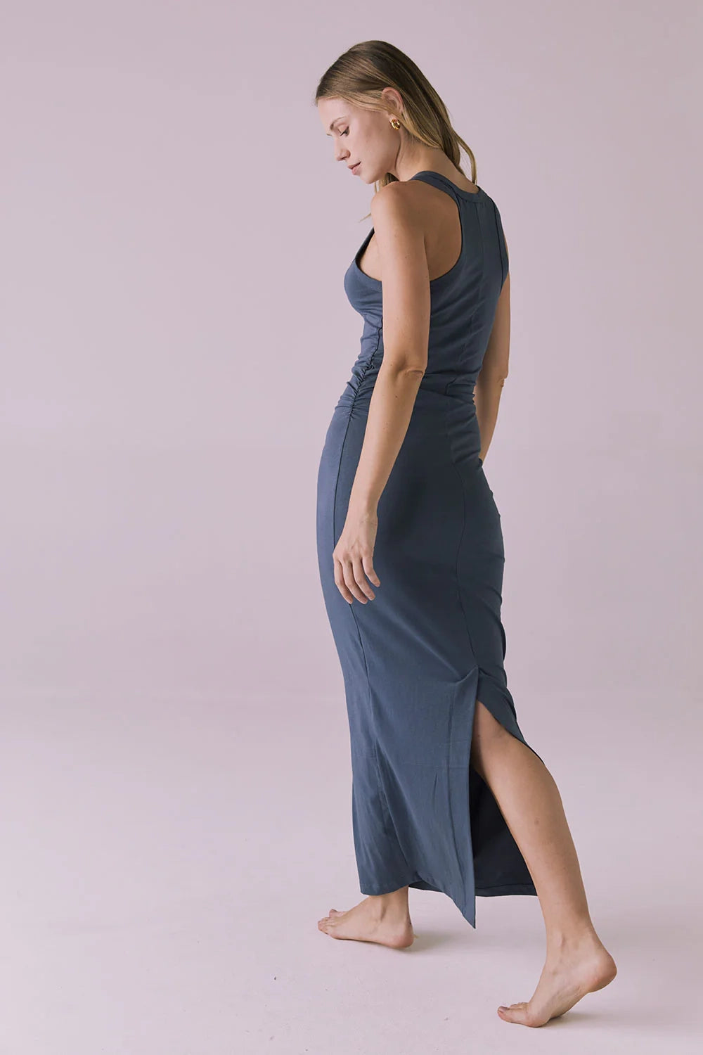 Bliss Ruched Maxi Dress