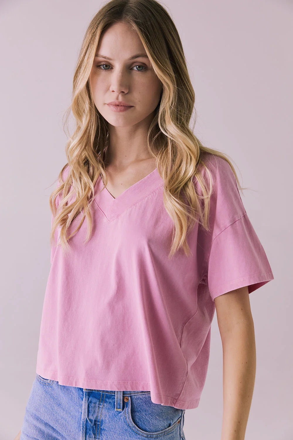 Mazzy V Neck Tee