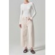 Ayla Raw Hem Crop
