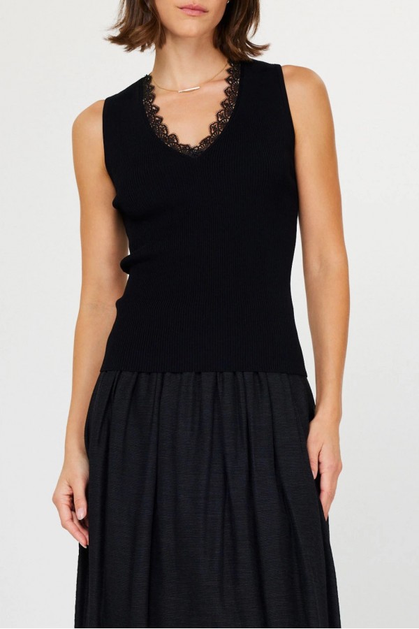 Destino Trim Knit Tank
