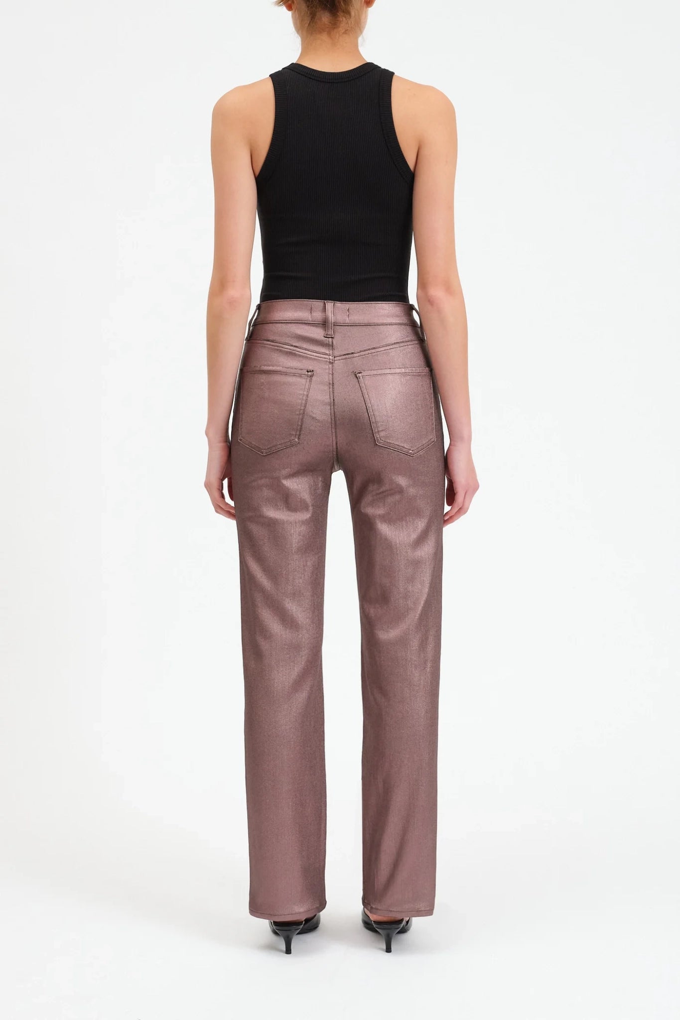 Sundaze High Rise Vintage Straight in Coated Penny