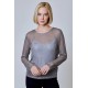 Metallic Mesh Top