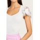 Kika Lace Sleeve Top