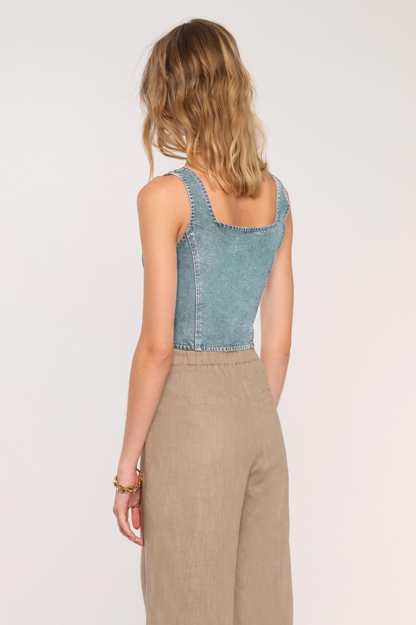 Romi Denim Top
