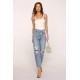 Sade Lace Strap Top