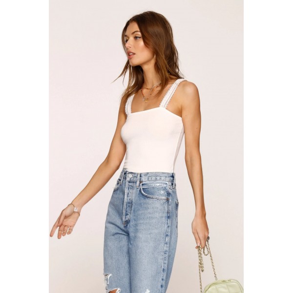 Sade Lace Strap Top