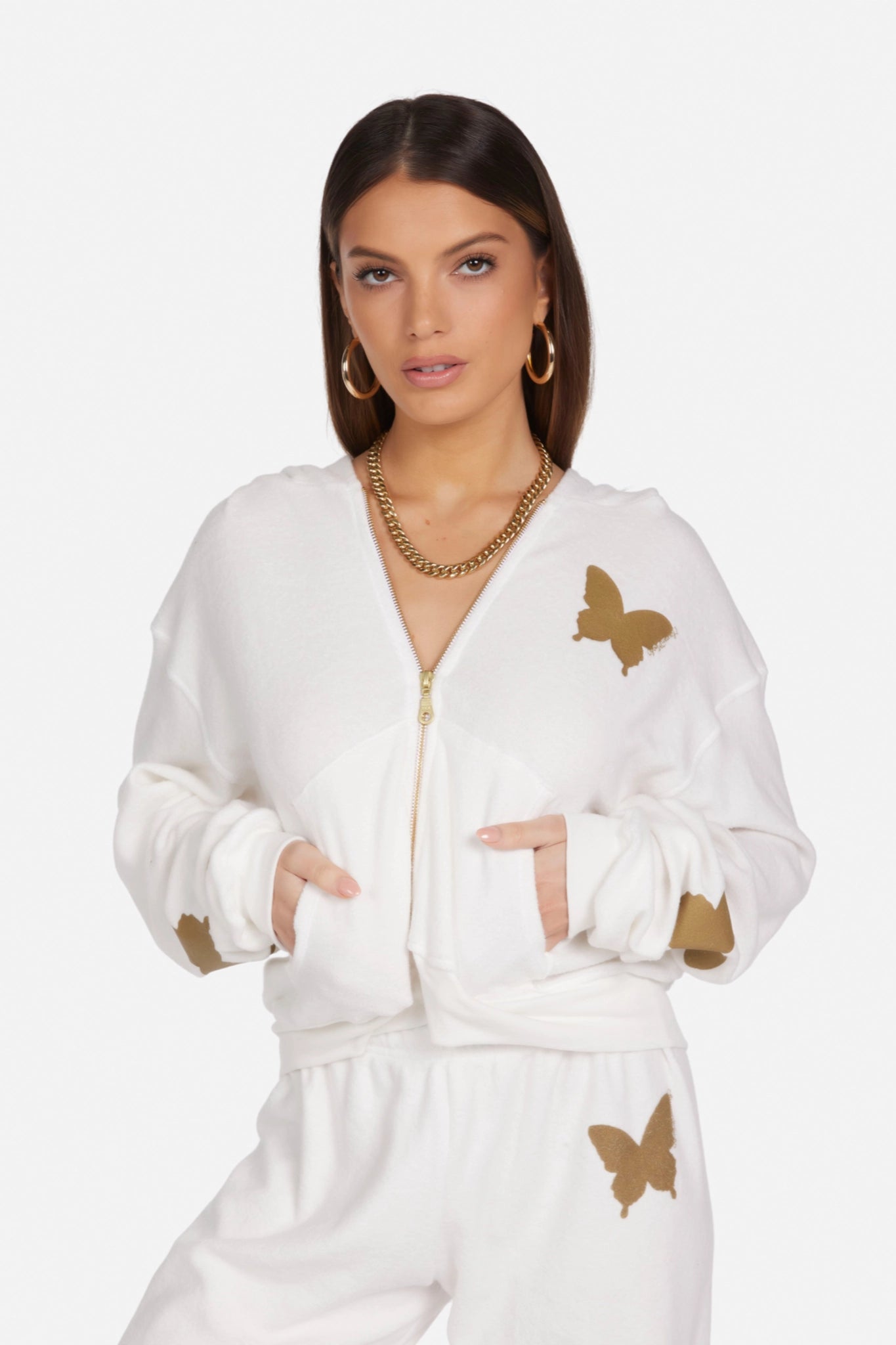 Lachelle Butterfly Zip Up