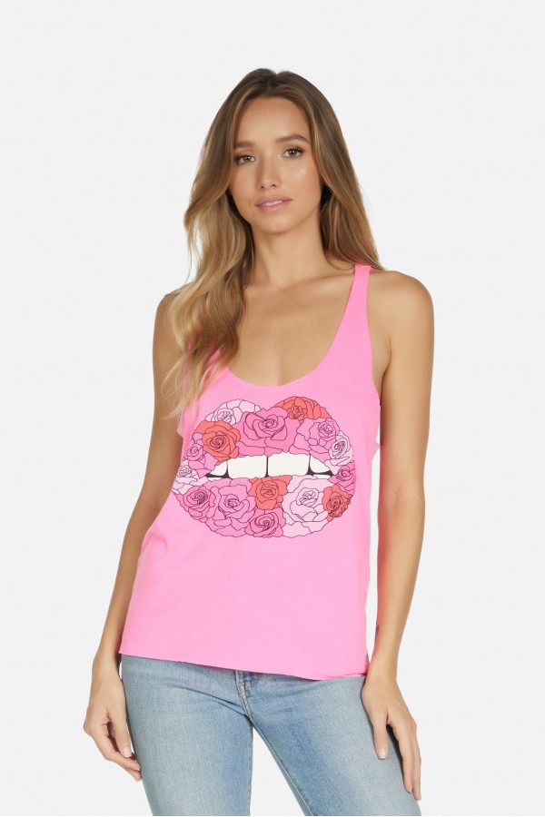 Elite Mood Rose Lip Tank