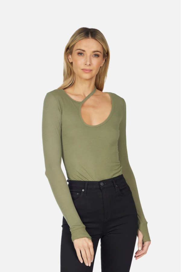 Tone Rib Asymmetric Top
