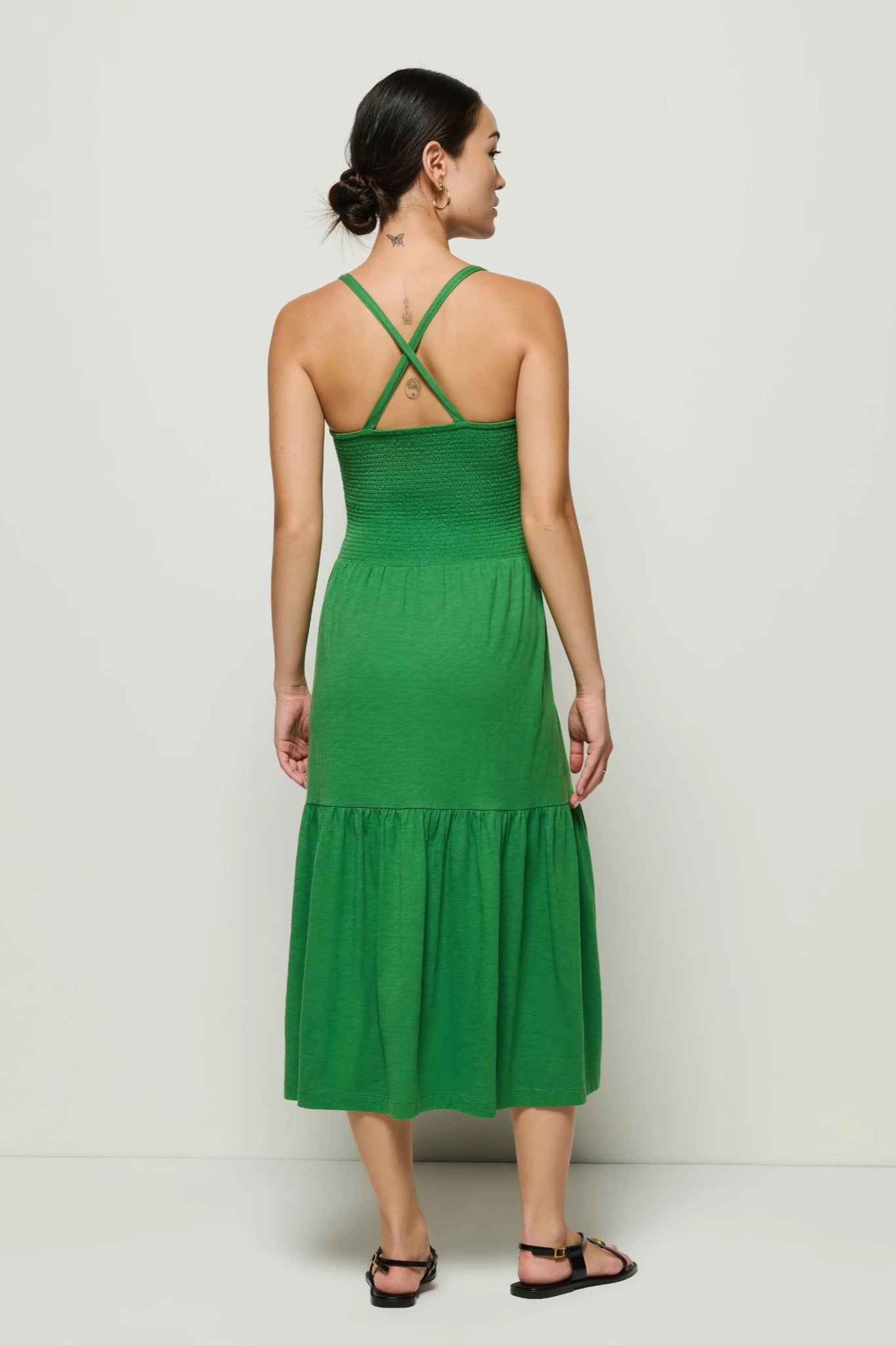 Penelope Smocked Midi Dress