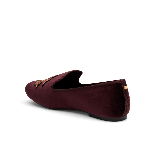 The Starling - New Bordeaux Velvet Embroidery