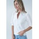 Lace Sleeve Knit Henley