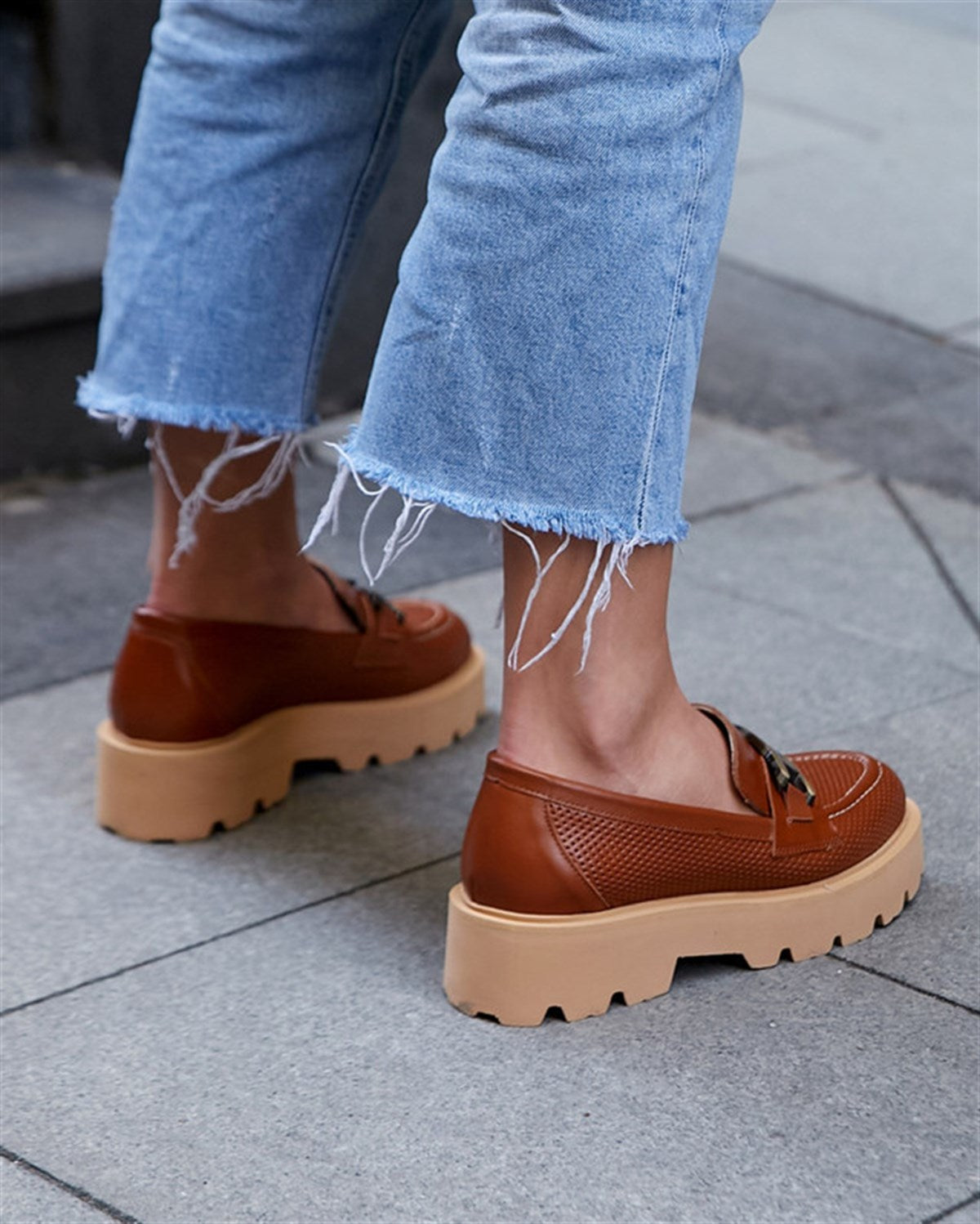 Nelly Genuine Leather Loafers