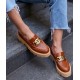 Nelly Genuine Leather Loafers