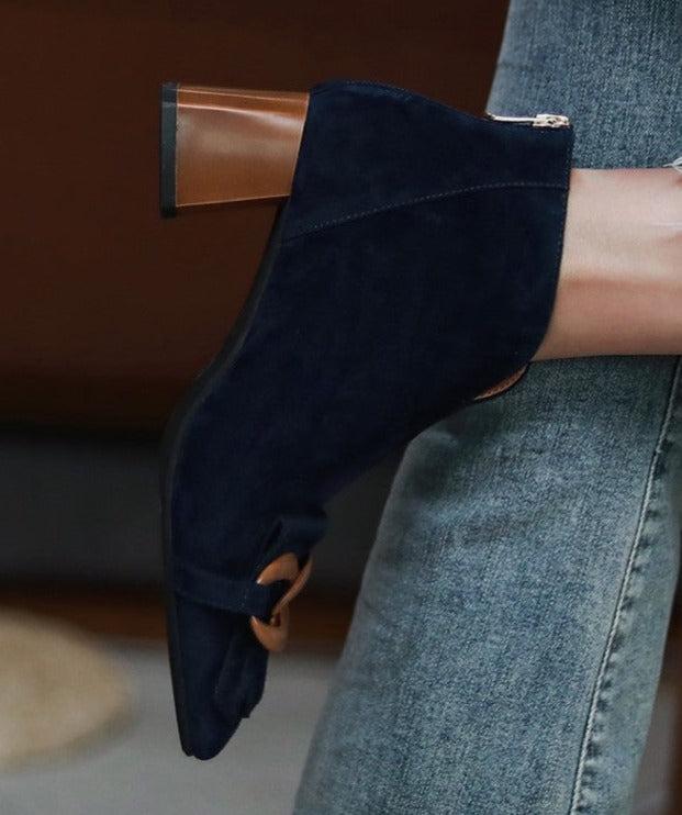 Mona Zipper Ankle Boots