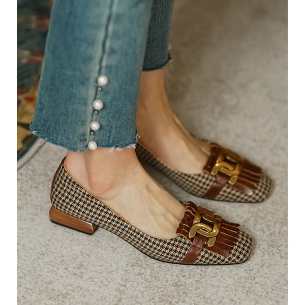 Petra Check Loafers