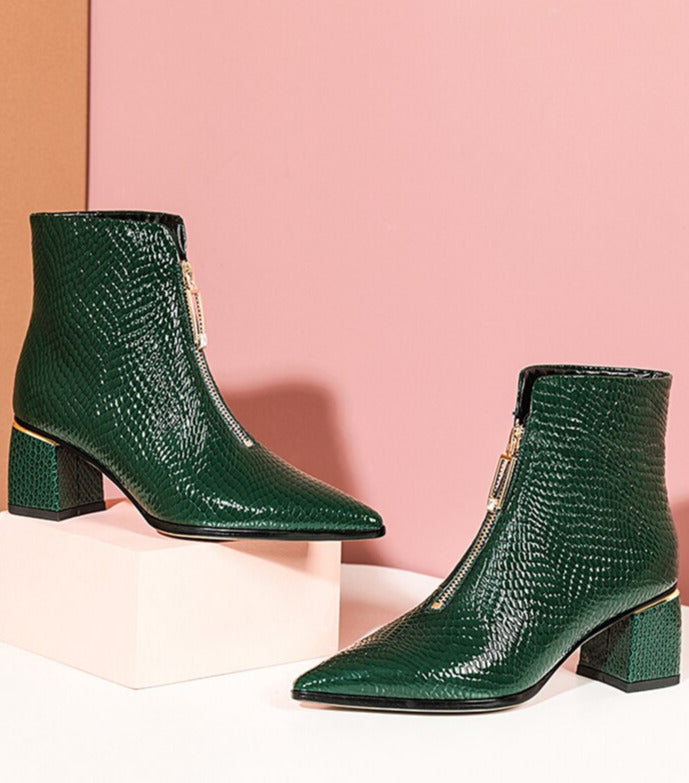 Motia Genuine Leather Boots