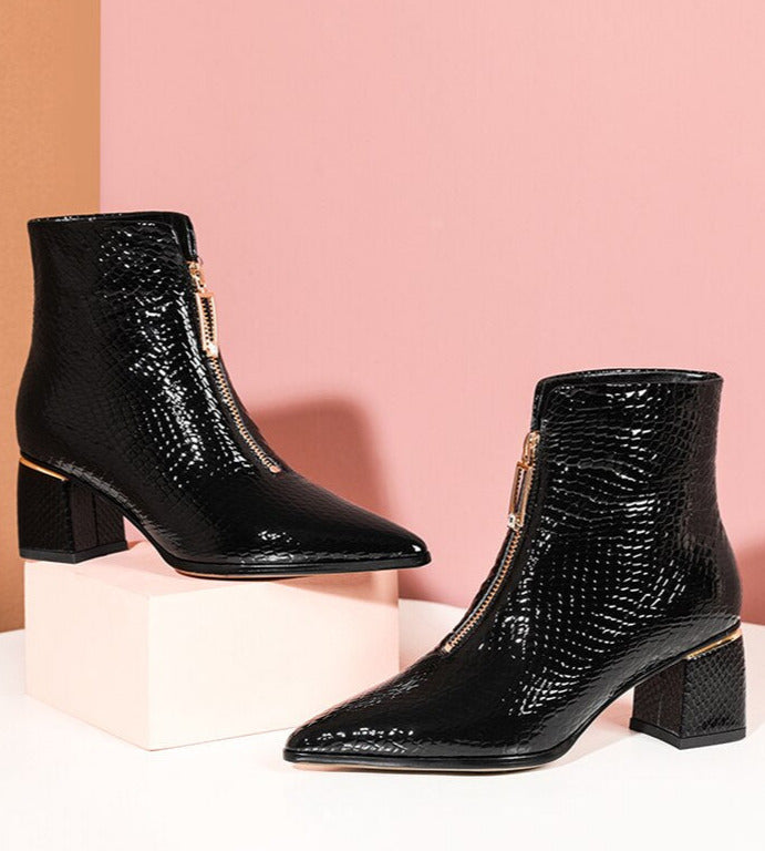 Motia Genuine Leather Boots