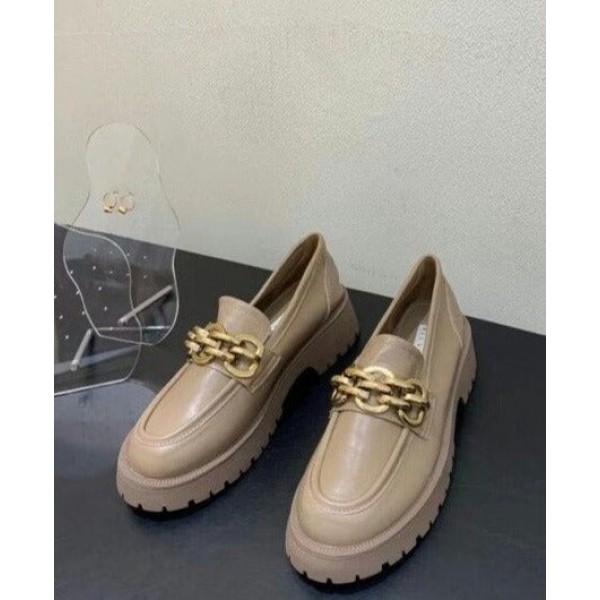 Elina Metal Chain Loafers