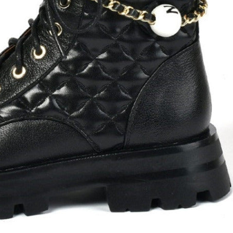 Afina Elegant Leather Boots