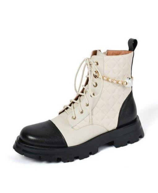 Afina Elegant Leather Boots